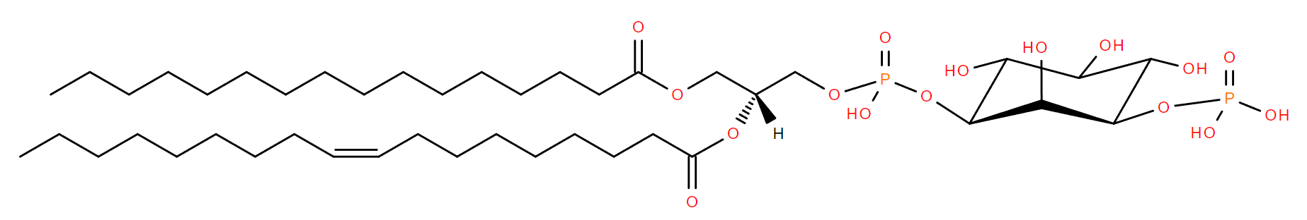 Diacylglycerophosphoinositol monophosphate structure