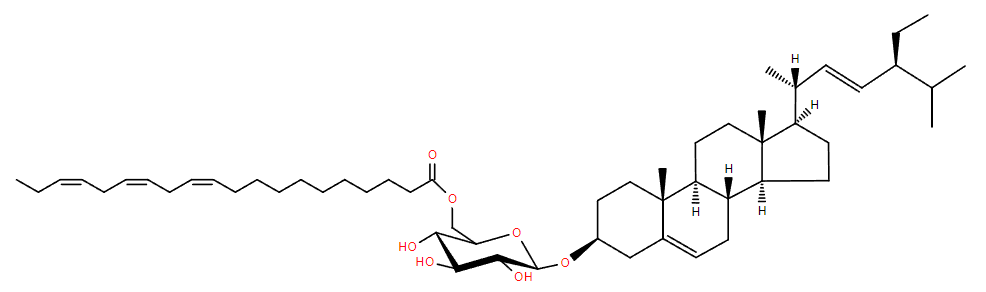 20:3-Glc-Stigmasterol structure