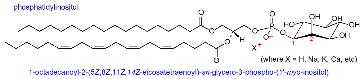 Formula of phosphatidylinositol