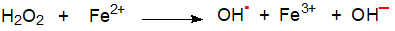 Fenton reaction - Generation of hydroxyl radicals