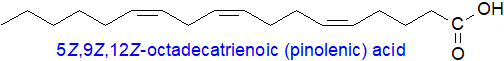 Formula of pinolenic acid