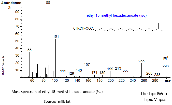 mass spectrum