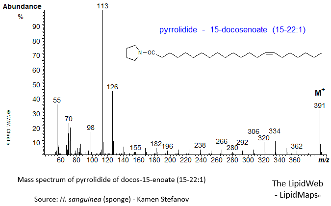 mass spectrum