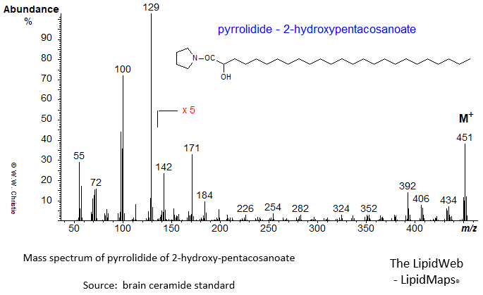 mass spectrum