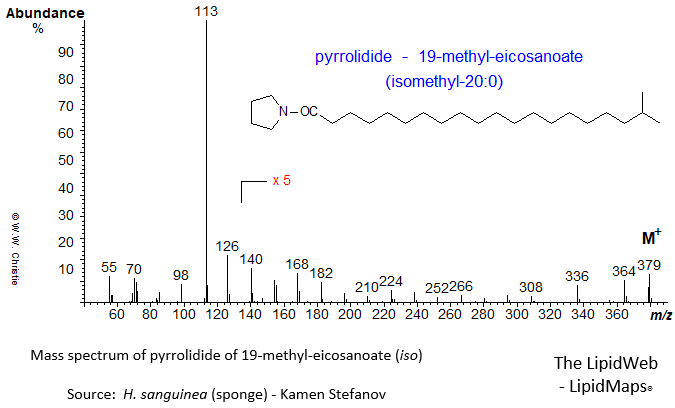 mass spectrum